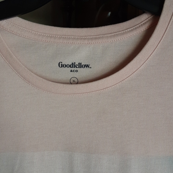 Goodfellow & Co, Men's Tee, coral w/design, Sz XL - Picture 2 of 6